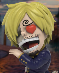 Mighty Jaxx XXRay One Piece Wanted Series Figure Sanji - Thumbnail