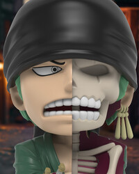 Mighty Jaxx XXRay One Piece Wanted Series Figure Zoro - Thumbnail