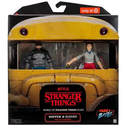 Jazwares Stranger Things Action Figure Set Eleven and Hopper - Thumbnail