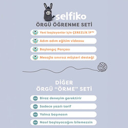 Selfiko Eşekcan Örgü Öğrenme Seti - Thumbnail