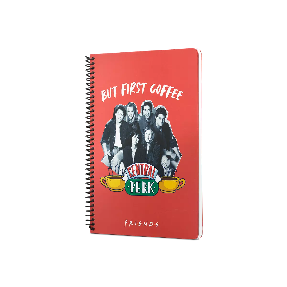 FRIENDS CENTRAL PERK BUT FIRST COFFEE SPIRALLI DEFTER KIRMIZI - Thumbnail