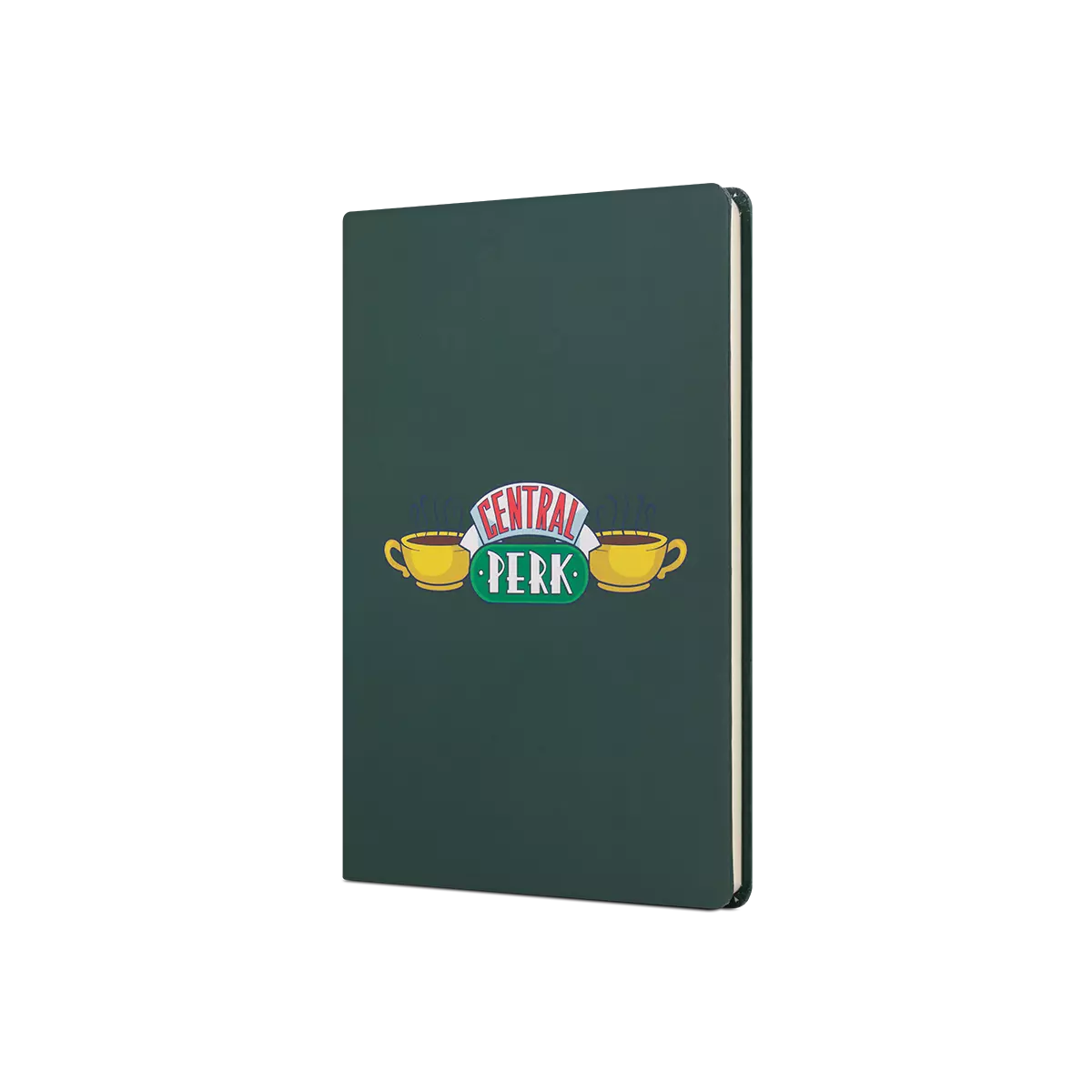 Friends Central Perk Sert Kapak Butik Defter Yeşil - Thumbnail