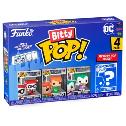 Bitty Pop 4'lü Paket Dc - Harley Quinn, Poison Ivy, The Joker - Thumbnail
