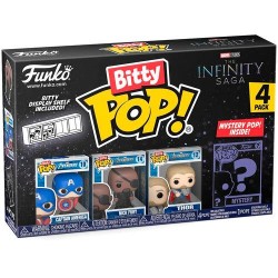 Funko - FUNKO BITTY POP 4 PACK MARVEL CAPTAIN AMERICA