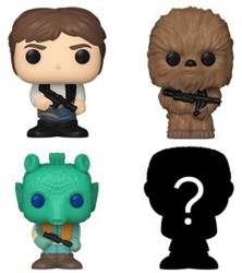 Bitty Pop 4'lü Paket Star Wars - Han Solo, Chewbacca, Greedo - Thumbnail