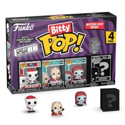 FUNKO BITTY POP 4 PACK THE NIGHTMARE BEFORE CHRISTMAS 30TH SANTA JACK SKELLINGTON - Thumbnail