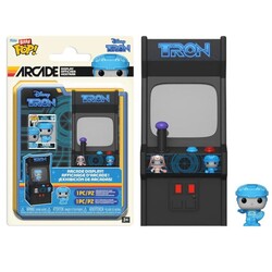 Funko - Funko Bitty Pop Arcade Disney Tron Display Case and Figure