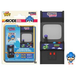 Funko Bitty Pop Arcade Sonic The Hedgehog Display Case and Figure