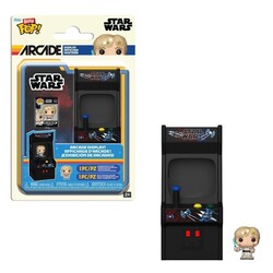 Funko - Funko Bitty Pop Arcade Star Wars Luke Display Case and Figure