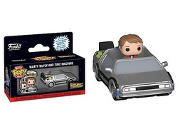 Funko Bitty Pop Rides Back to the Future Marty and Time Machine