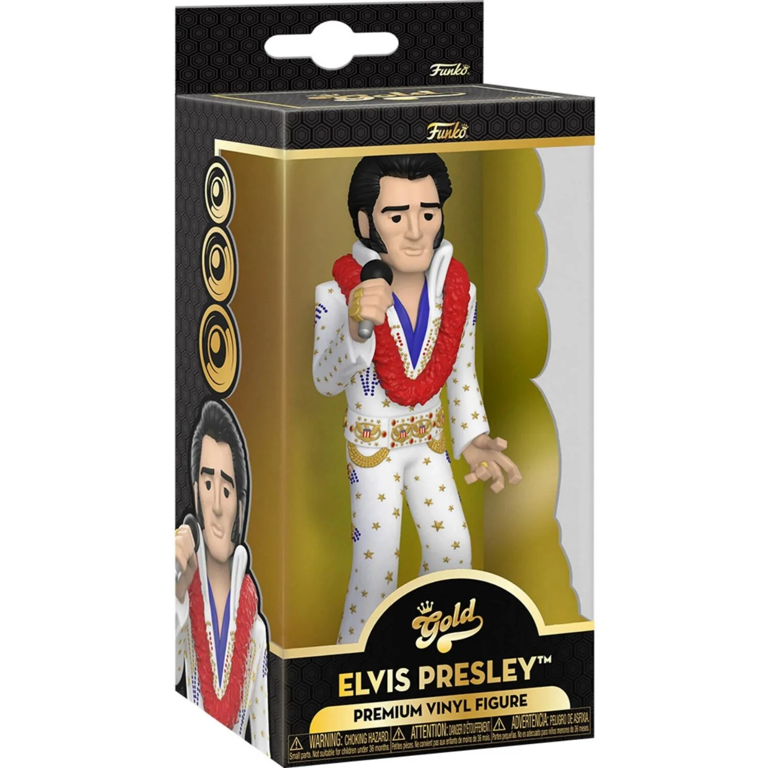 Gold 5 Elvis Presley Premium Vinyl Figür - Thumbnail