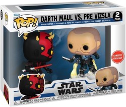 Funko - Funko Pop 2-Pack Disney Star Wars Clone Wars Duels - Darth Maul Vs. Pre Vizsla Special Edition