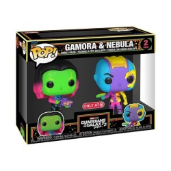  - Funko Pop 2 Pack Marvel Guardians of the Galaxy Gamora and Nebula Blacklight