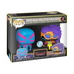 FUNKO POP 2 PACK MARVEL SPIDERMAN ACROSS THE SPIDERVERSE SPIDERMAN 2099 AND SPIDERMAN