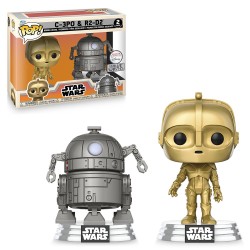 Funko - Funko Pop 2-Pack Star Wars Concept C-3PO and R2-D2 Exclusively at Disney