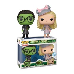 Funko Pop 2 Pack Wicked Elphaba and Glinda in Shiz Uniform Special Edition