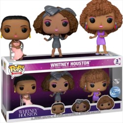 Funko Pop 3 Pack Icons Music Whitney Houston Diamon Collection Special Edition