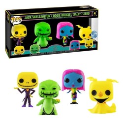 Funko - Pop 4 Pack: Disney The Nightmare Before Christmas Jack Skellington/oogie Boogle/sally
