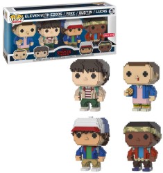  - Funko Pop 4 Pack Stranger Things 8 Bit