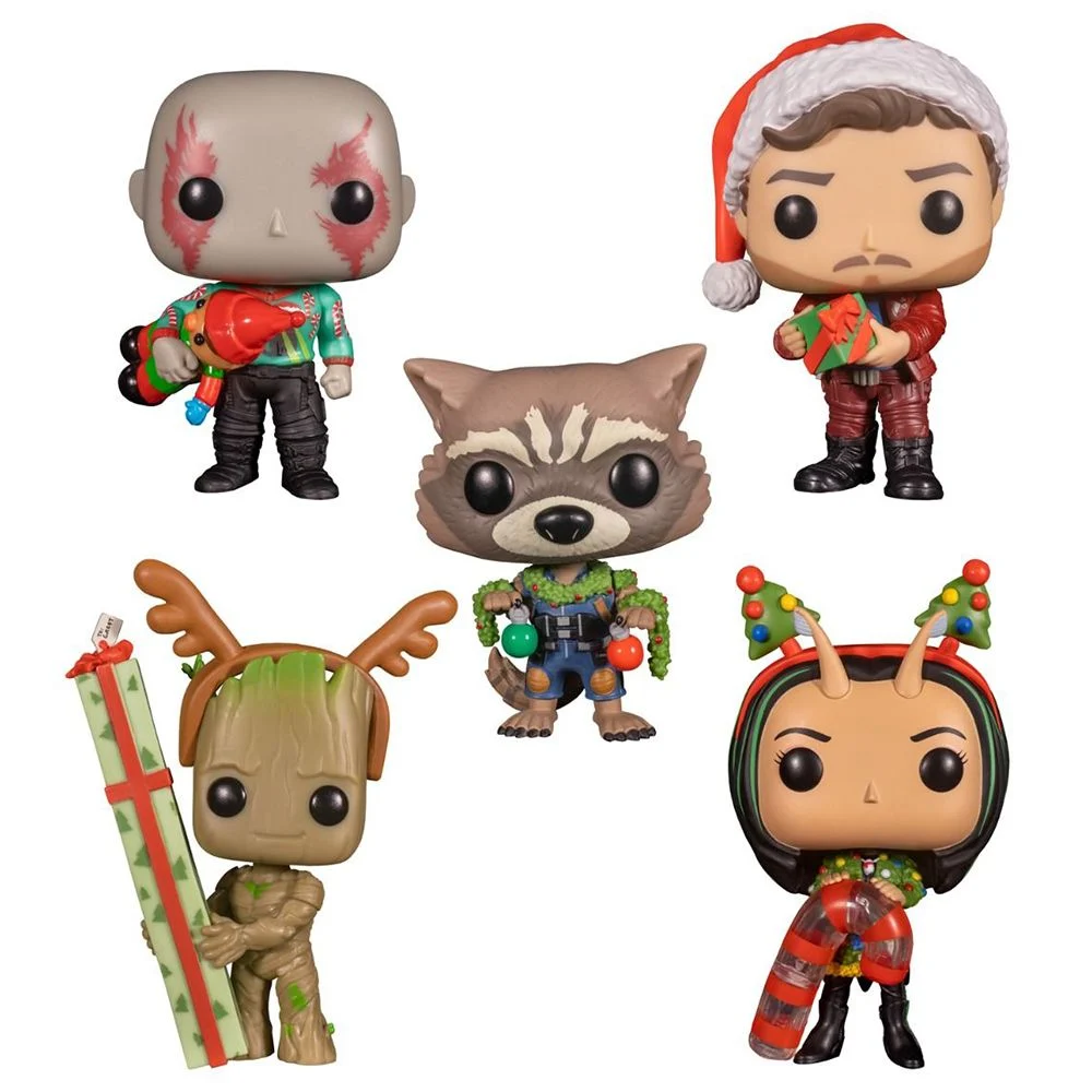 Funko Pop 5 Pack Marvel Holiday Guardians of the Galaxy - Thumbnail