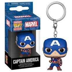 Funko - Funko Pop Anahtarlık Marvel New Classics Captain America