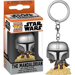 Funko - Pop Anahtarlık Star Wars Mandalorian Mando W/blaster