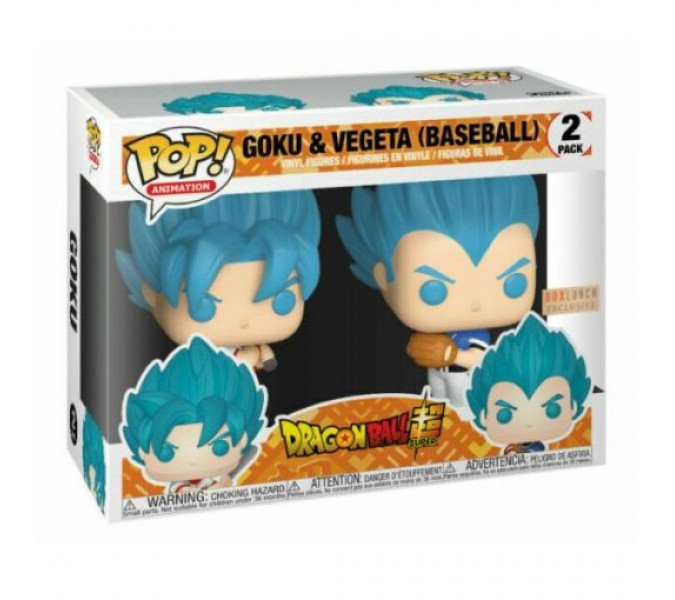 Funko POP Animation Dragon Ball Super Goku &Vegeta (Baseball) 2PK (Exc)