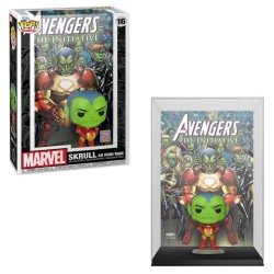 Funko - FUNKO POP COMIC COVERS MARVEL AVENGERS THE INITIATIVE SKRULL AS IRON MAN WONDROUS