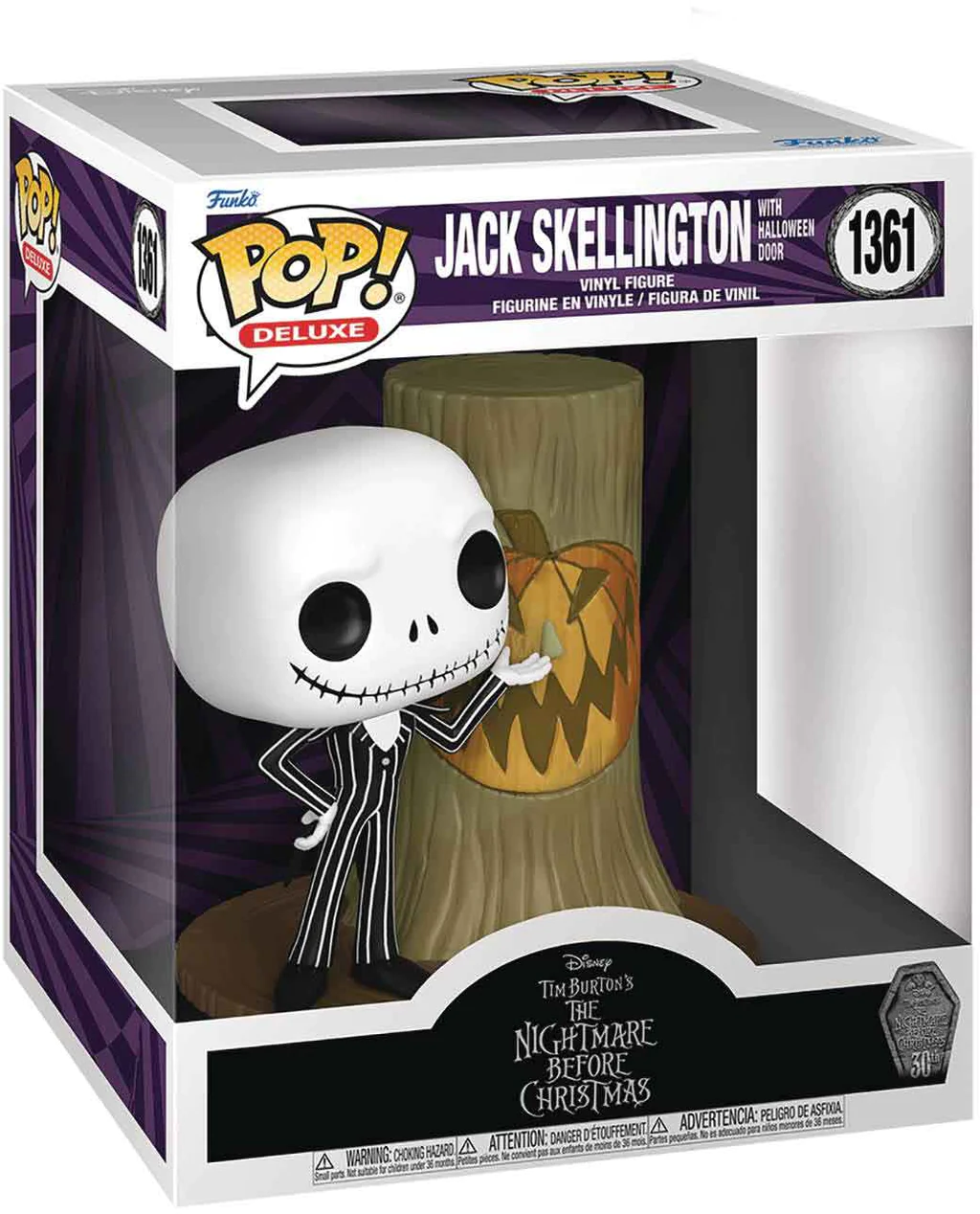 FUNKO POP DELUXE TNBC CHRISTMAS 30TH ANNIVERSARY JACK WITH HALLOWEEN DOOR - Thumbnail