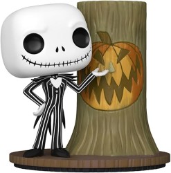 POP Deluxe Figür: The Nightmare Before Christmas 30th - Jack with Hallowen Door Town - Thumbnail