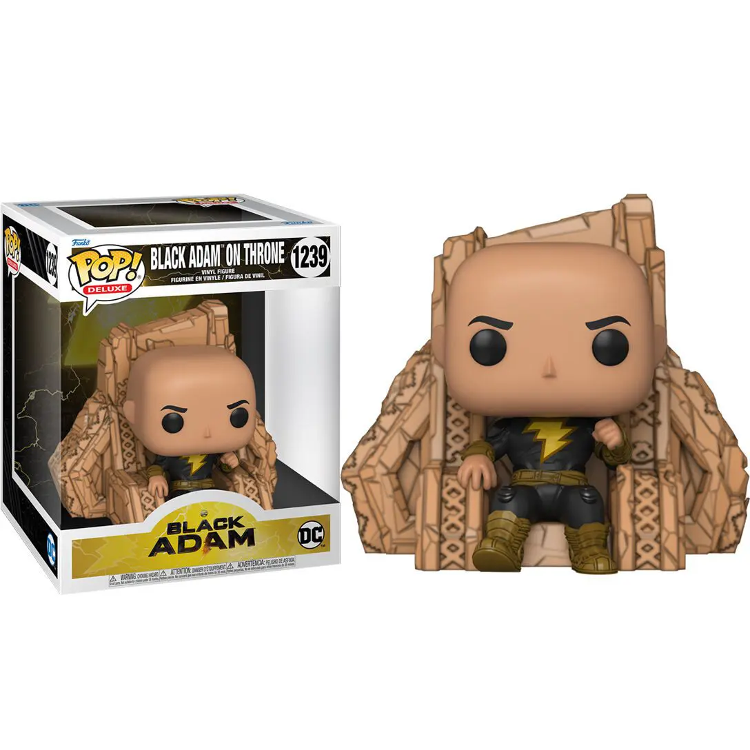 FUNKO POP DELUXE DC UNIVERSE BLACK ADAM ON THRONE
