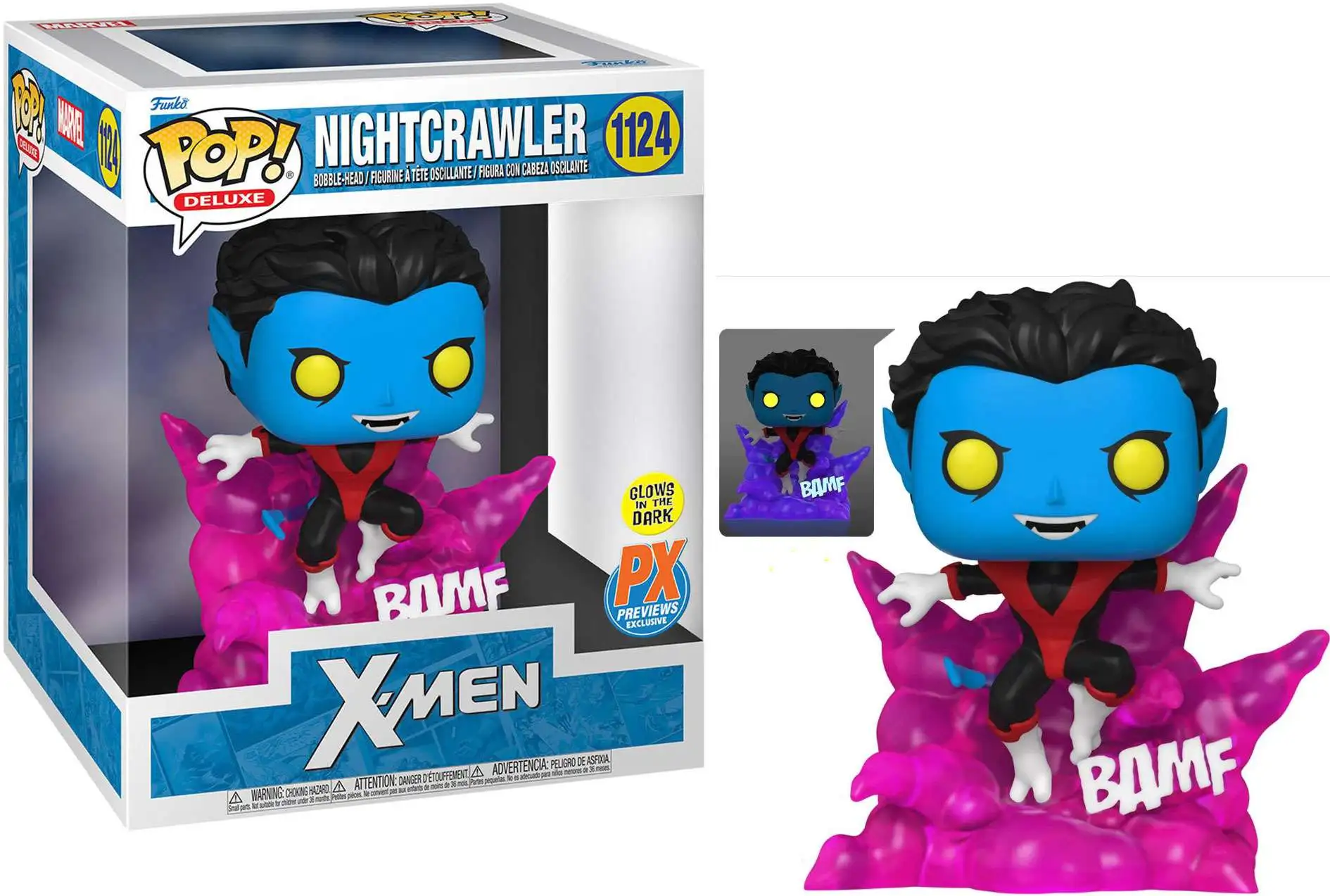 Funko - FUNKO POP DELUXE MARVEL NIGHTCRAWLER TELEPORTING