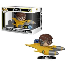 Funko - FUNKO POP DELUXE RIDE STAR WARS ANAKIN SKYWALKER IN NABOO STARFIGHTER WITH R2D2