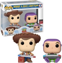Funko Pop Disney Toy Story - Woody & Buzz Lightyear 2-Pack Convention Limited Edition