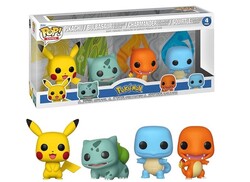 Funko - Funko Pop Figür 4 Pack Pokemon Starters Pikachu Bulbasaur Charmander Squirtle