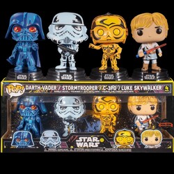 Funko - Funko Pop Figür 4 Pack Star Wars Retro Series