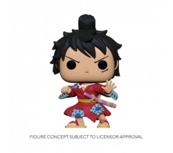 Pop Animation: One Piece - Luffy In Kimono Figürü - Thumbnail