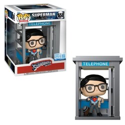 Funko - Funko Pop Figür Deluxe DC Comics Superman with Booth Special Edition No 558