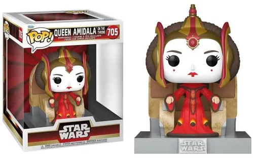 Funko - Funko Pop Figür Deluxe Disney Star Wars The Phantom Menace Anniversary Queen Amidala