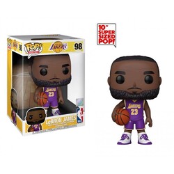 Funko - Funko Pop Figür Deluxe NBA LA Lakers Lebron James Purple Jersey