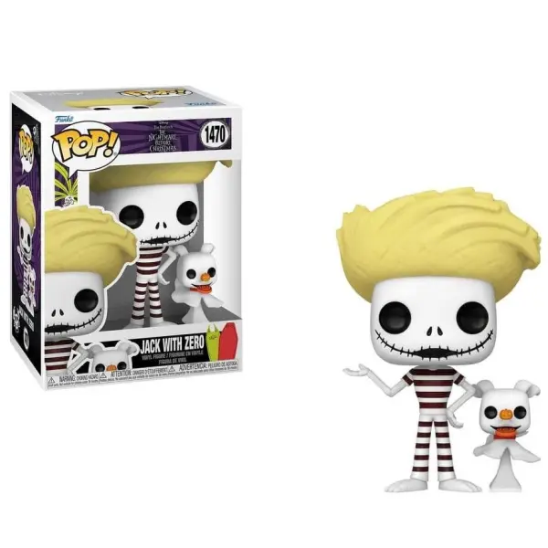 Funko - Funko Pop Figür Disney The Nightmare Before Christmas Jack with Zero