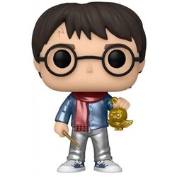 Funko - Funko Pop Figür Harry Potter Holiday Harry Potter Metallic