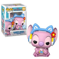 Funko - Funko Pop Figür Lilo and Stitch Gamer Angel Special Edition No 1483