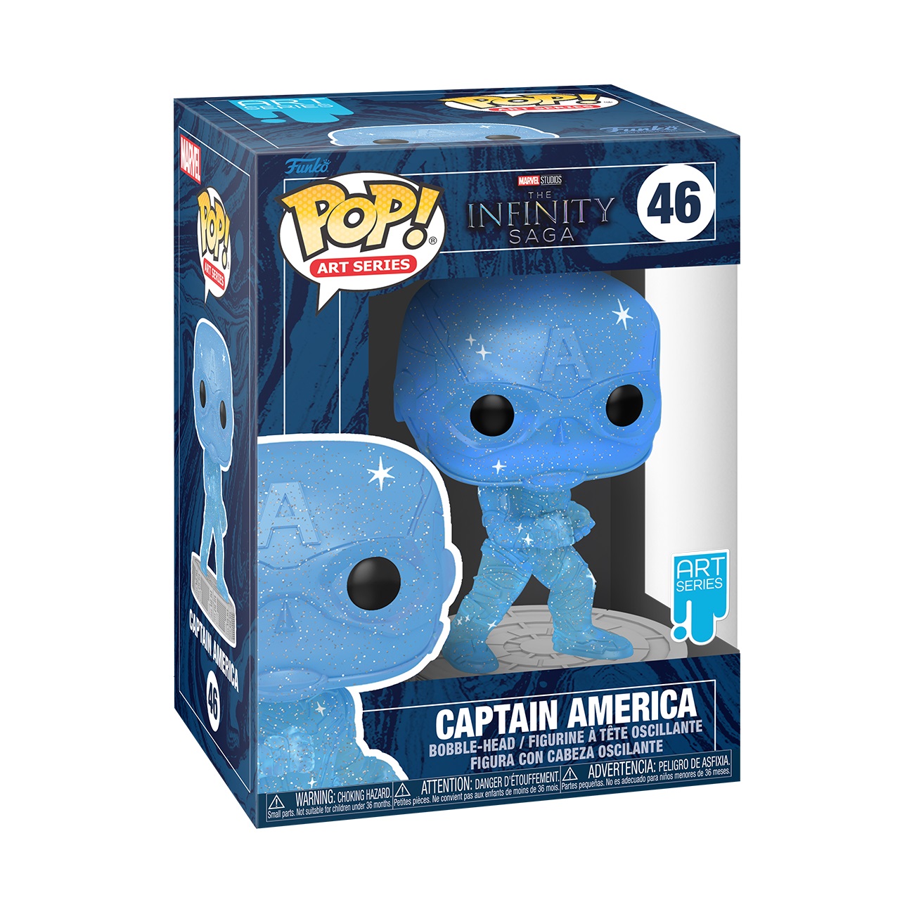 Funko Pop Figür Marvel Artist Series Captain America Blue