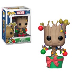 Funko - Funko Pop Figür Marvel Holiday Groot with Lights and Ornaments