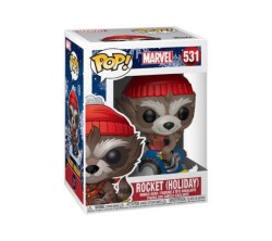 Funko POP Figür - Marvel: Holiday - Rocket - Thumbnail