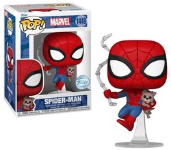 Funko - Funko Pop Figür Marvel Spiderman Spidey with Sandwich No 1449