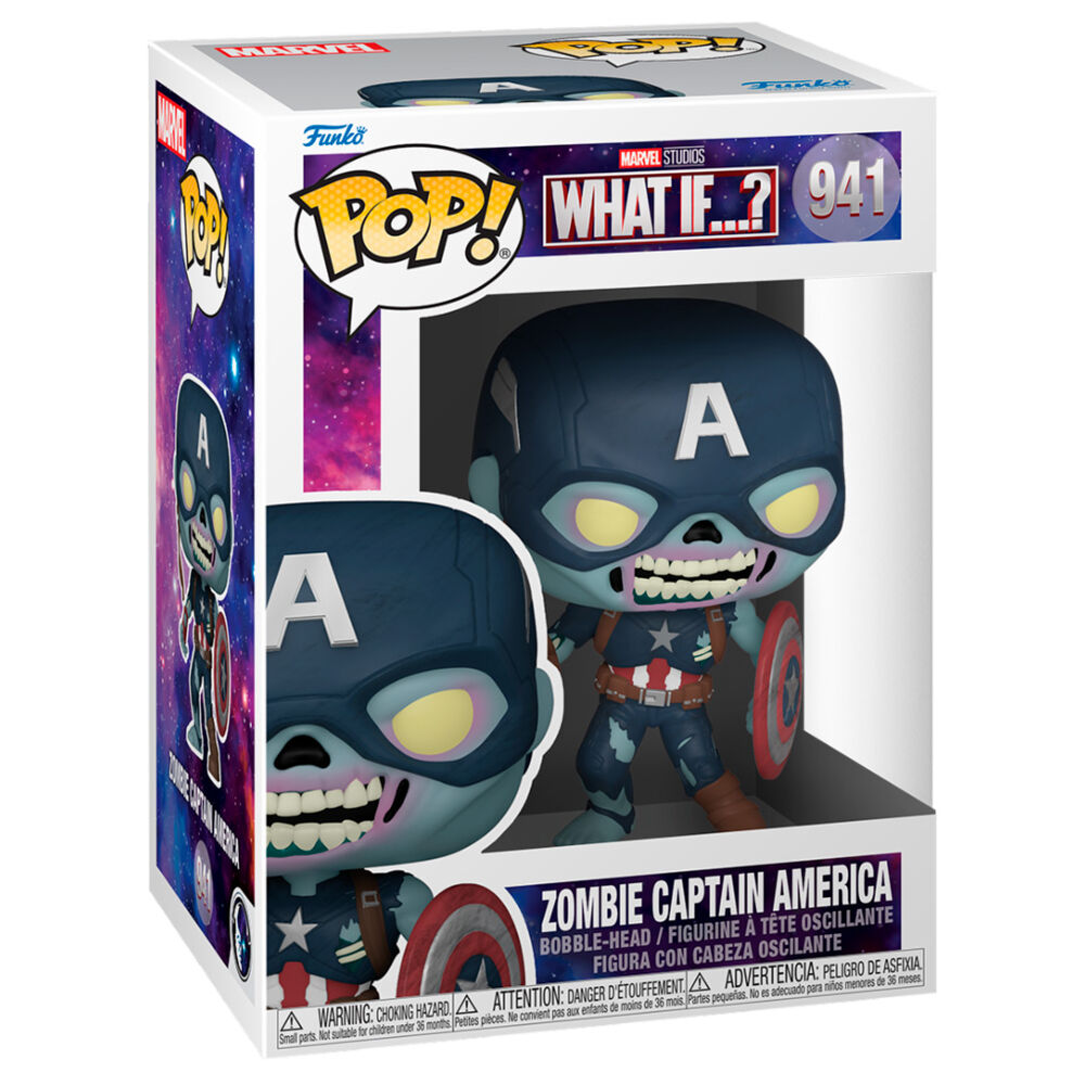 Funko Pop Figür Marvel What If Zombie Captain America
