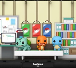 Funko Pop Figür Moments Deluxe Pokemon Starters Charmander Squirtle Bulbasaur - Thumbnail
