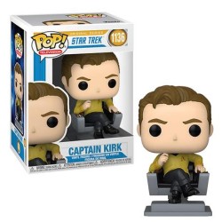 Funko Pop Figür: Star Trek- Captain Kirk in Chair - Thumbnail